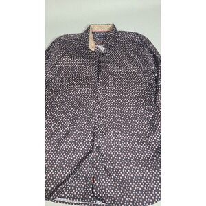 GEM MALKI Medium Tiny Bubbles Black Men's Shirt Flip Cuff